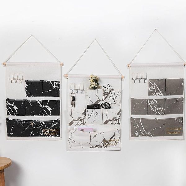 6 pockets wall hanging storage bags cotton linen door organizer waterproof pouch bedroom home wall decoration marble pattern1
6 pockets wall hanging storage bags cotton linen door organizer waterproof pouch bedroom home wall decoration marble pattern1