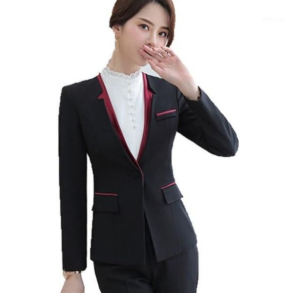 womens formal suit black v-neck jacket and trouser 2 piece set pantsuit women business casual pants suit ladies office work1, White;black
womens formal suit black v-neck jacket and trouser 2 piece set pantsuit women business casual pants suit ladies office work1, White;black