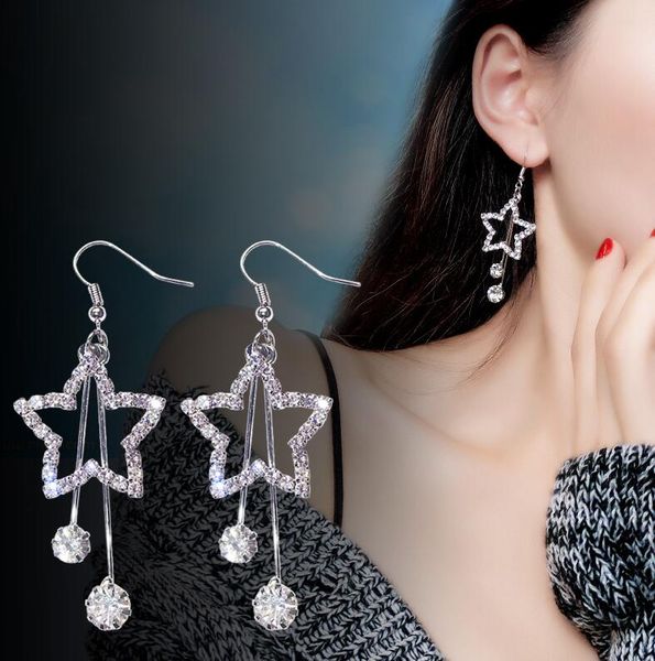 мода brincos bijoux кристалл rhinestone серьги star hollow pentagram long себе серьги падения женщин ювелирные изделия золото серебро цвета, Golden
мода brincos bijoux кристалл rhinestone серьги star hollow pentagram long себе серьги падения женщин ювелирные изделия золото серебро цвета, Golden