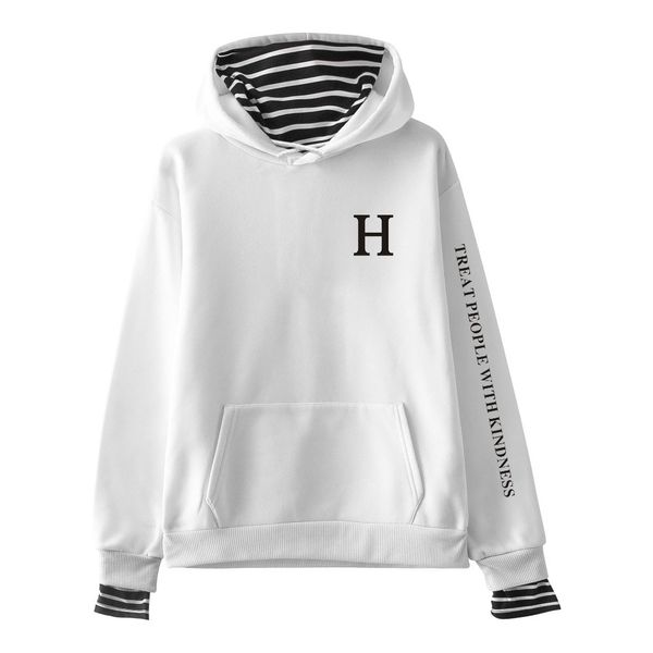harry styles treat people with kindness printed fake two piece hoodies for women harajuku fashion casual streetwear 1014, Black
harry styles treat people with kindness printed fake two piece hoodies for women harajuku fashion casual streetwear 1014, Black