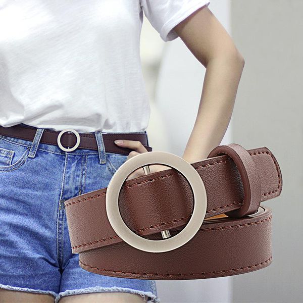 женщины пояс классической мода твердая кожа waistband круг пряжка широкого пояса синего хаки черный белый champagne, Black;brown
женщины пояс классической мода твердая кожа waistband круг пряжка широкого пояса синего хаки черный белый champagne, Black;brown