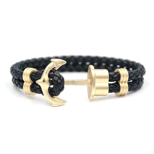 junwei men double-deck boat anchor weave chain leather bracelets black rope gold anchor ju qyliwr
junwei men double-deck boat anchor weave chain leather bracelets black rope gold anchor ju qyliwr