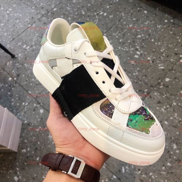 2020 new waterproof platform shoes italian fashion men and women open sneakers with striped studs 1.1 leather flat casual shoes, Black
2020 new waterproof platform shoes italian fashion men and women open sneakers with striped studs 1.1 leather flat casual shoes, Black