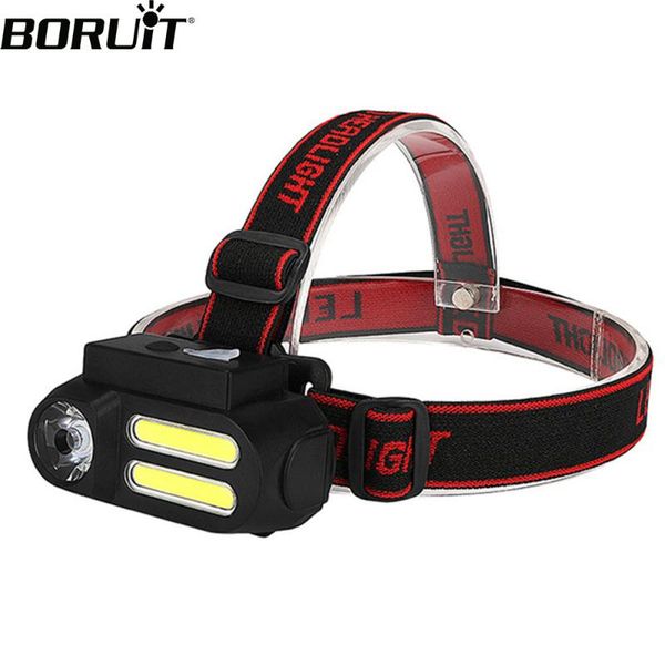boruit xpe+2* cob led mini headlamp 4-mode work light headlight rechargeable 18650 waterproof head torch for camping hunting
boruit xpe+2* cob led mini headlamp 4-mode work light headlight rechargeable 18650 waterproof head torch for camping hunting