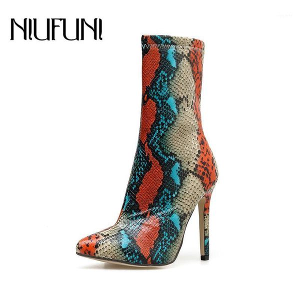 new arrival plus size snake print women's ankle boots pointed toe zip roman boots stiletto high heels niufuni women's shoes1, Black
new arrival plus size snake print women's ankle boots pointed toe zip roman boots stiletto high heels niufuni women's shoes1, Black