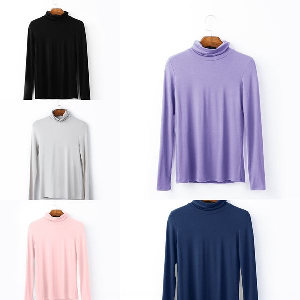 large autumn long coat t-shirt sleeve t-shirt women's solid high collar modal base women's autumn f325a oqekv, White
large autumn long coat t-shirt sleeve t-shirt women's solid high collar modal base women's autumn f325a oqekv, White