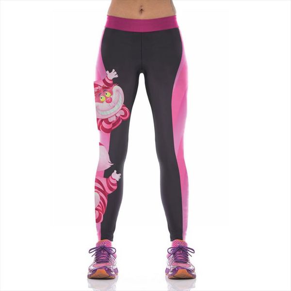 harajuku women legging 3d cheshire cat printed leggins pink black patchwork fitness legins pants high waist capris
harajuku women legging 3d cheshire cat printed leggins pink black patchwork fitness legins pants high waist capris