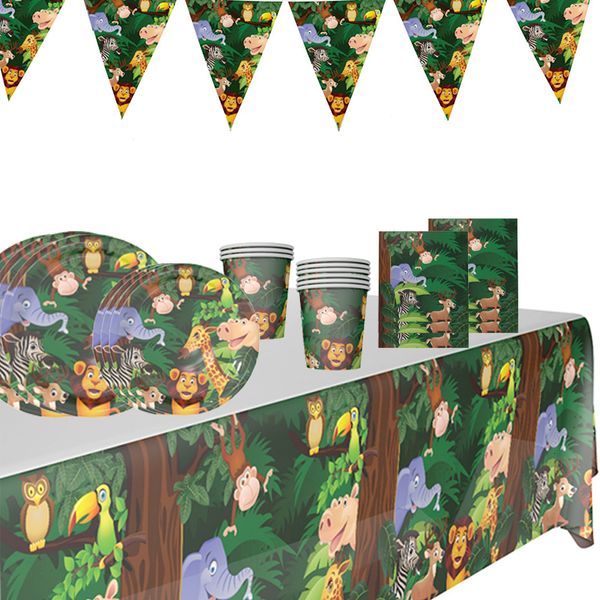 cartoon animal disposable tableware plate cup jungle safari supplies birthday party decoration kids baby shower
cartoon animal disposable tableware plate cup jungle safari supplies birthday party decoration kids baby shower