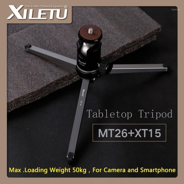 tripods xiletu mt26+xt15bearing bracket mini tabletripod and ball head high for dslr camera mirrorless smartphone1
tripods xiletu mt26+xt15bearing bracket mini tabletripod and ball head high for dslr camera mirrorless smartphone1