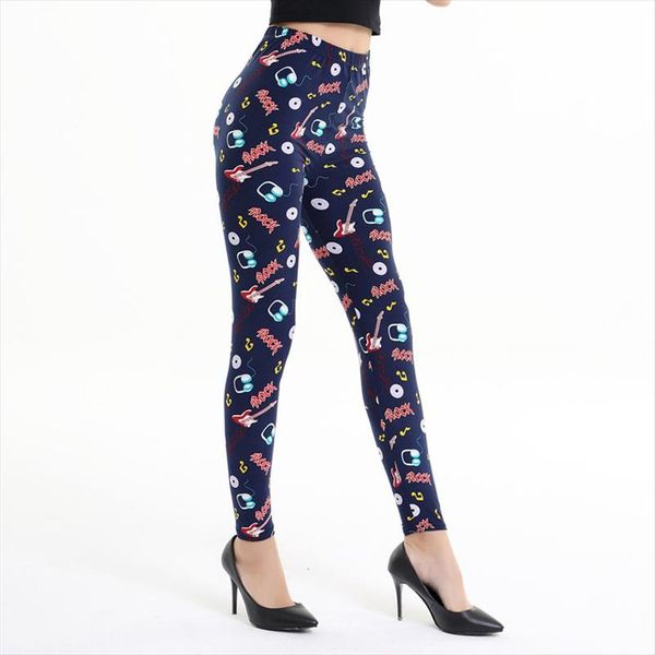new musical note printing women leggings high waist female fitness elasticity pant leggins casual clothing for women, Black
new musical note printing women leggings high waist female fitness elasticity pant leggins casual clothing for women, Black