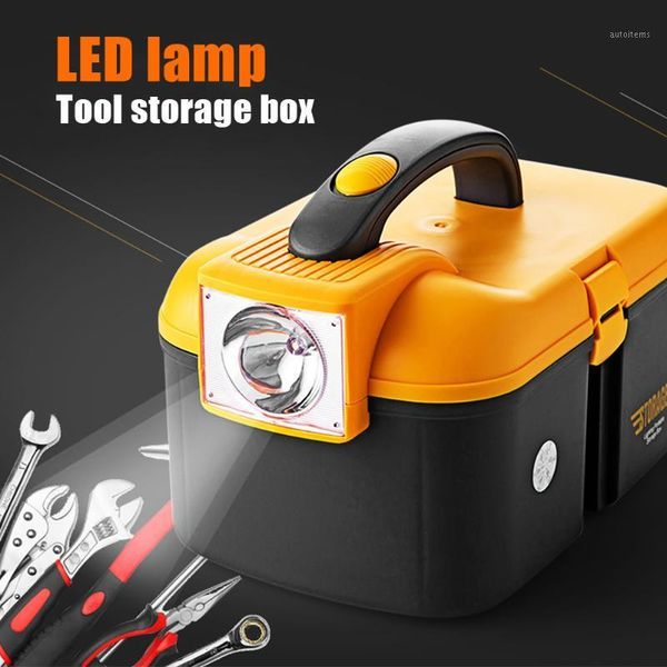 hardware repair with led light home organizer garage outdoor fishing tool box electrician portable storage tray1
hardware repair with led light home organizer garage outdoor fishing tool box electrician portable storage tray1