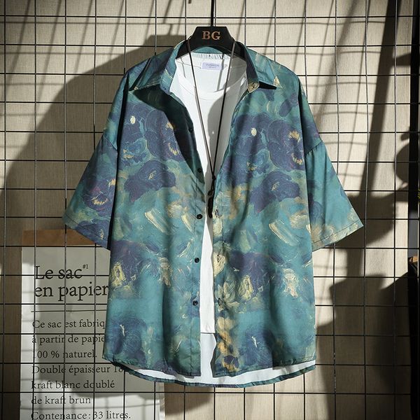 2021 new summer spring clothes men long sleeves big size print hawaiian beach casual floral shirt for man icbs, White;black
2021 new summer spring clothes men long sleeves big size print hawaiian beach casual floral shirt for man icbs, White;black