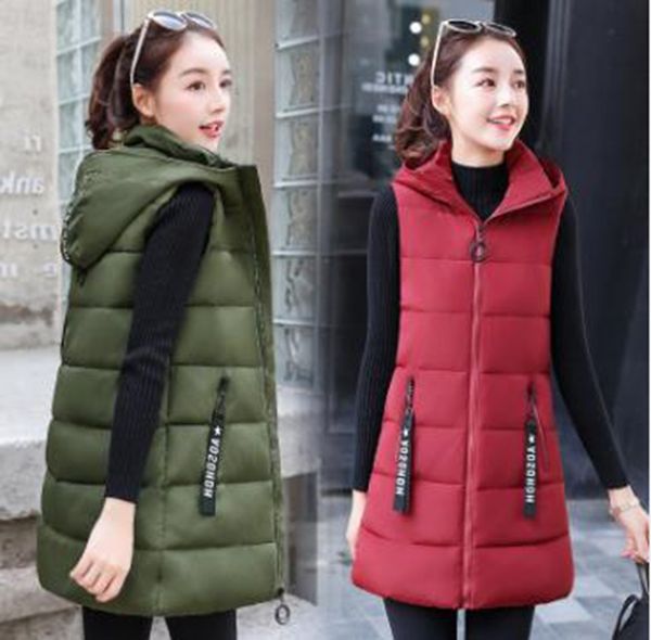 wholesale women's mid-length autumn and winter new style down cotton coat mid-length vest jacket, Black;white
wholesale women's mid-length autumn and winter new style down cotton coat mid-length vest jacket, Black;white
