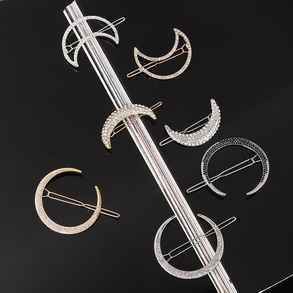 hair accessories fashion crystal rhinestones hairpin moon clips for women barrette girls headwear
hair accessories fashion crystal rhinestones hairpin moon clips for women barrette girls headwear