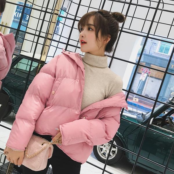 new sweet winter jacket women short hooed parka thick warm causal solid parka coat female lady1, Black
new sweet winter jacket women short hooed parka thick warm causal solid parka coat female lady1, Black
