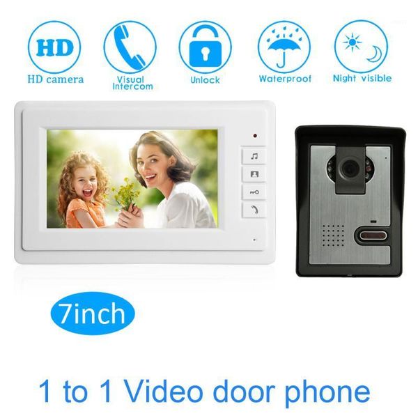 (1 set) security door intercom system for house 7 inch surface monitor wire type video door phone night version doorbell rfid1
(1 set) security door intercom system for house 7 inch surface monitor wire type video door phone night version doorbell rfid1