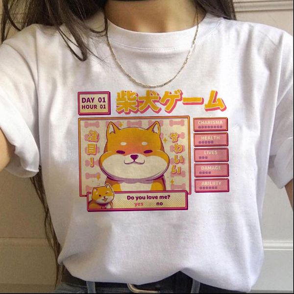 kawaii cute shiba inu doge print short sleeved t shirt summer womens large size loose shirt ulzzang harajuku fun chic t shirt, White
kawaii cute shiba inu doge print short sleeved t shirt summer womens large size loose shirt ulzzang harajuku fun chic t shirt, White