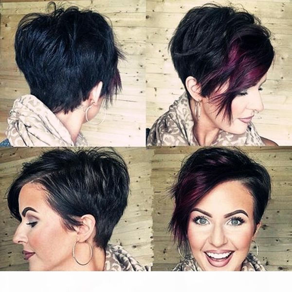 dark red wine burgundy human hair wigs side bang wig pixie cut short human hair wigs for black woman, Black;brown
dark red wine burgundy human hair wigs side bang wig pixie cut short human hair wigs for black woman, Black;brown