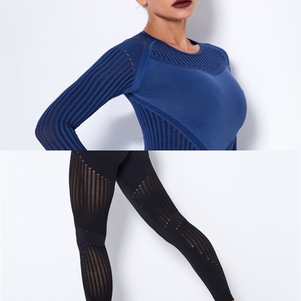 women sport suit 2 piece fitness tracksuit set gym workout clothes long sleeve crop high waist leggings fitness yoga sets c0122, Black;white
women sport suit 2 piece fitness tracksuit set gym workout clothes long sleeve crop high waist leggings fitness yoga sets c0122, Black;white