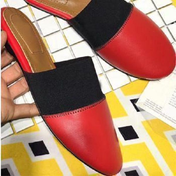 leather alphabet l cartoon slippers rivet baotou flat soled slippers luxury designer leisure slippers soft leather woman shoes size 41, Black
leather alphabet l cartoon slippers rivet baotou flat soled slippers luxury designer leisure slippers soft leather woman shoes size 41, Black