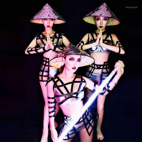 stage wear bar dj costumes pold dance clothing nightclub female singer festival outfit personality rave dn48381, Black;red
stage wear bar dj costumes pold dance clothing nightclub female singer festival outfit personality rave dn48381, Black;red
