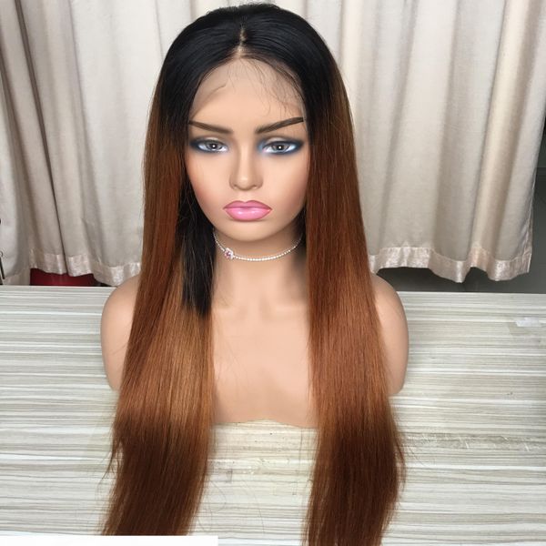 13x4 lace front wigs color 1b#30 virgin human hair wigs unprocessed brazilian indian hair wigs for women, Black
13x4 lace front wigs color 1b#30 virgin human hair wigs unprocessed brazilian indian hair wigs for women, Black