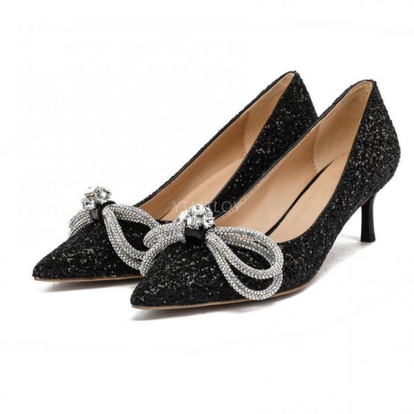 dress shoes runway style glitter rhinestones women pumps crystal bowknot summer genuine leather high heels party zapatilla mujer, Black
dress shoes runway style glitter rhinestones women pumps crystal bowknot summer genuine leather high heels party zapatilla mujer, Black
