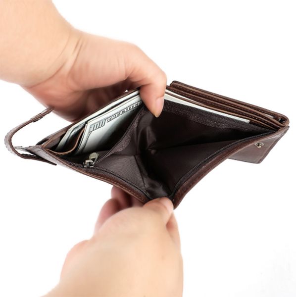 wholesales customized 8023 men's casual rfid leather money clips rfid anti-degaussing retro short wallet mini portable car key holder c, Black
wholesales customized 8023 men's casual rfid leather money clips rfid anti-degaussing retro short wallet mini portable car key holder c, Black
