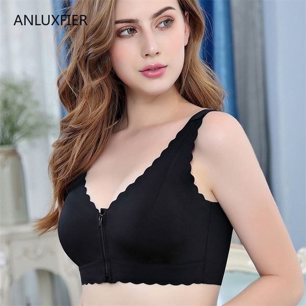 h9655 ice silk bra underwear after breast cancer surgery without steel ring front zipper bras mastectomy special bra lingerie lj201208, Red;black
h9655 ice silk bra underwear after breast cancer surgery without steel ring front zipper bras mastectomy special bra lingerie lj201208, Red;black