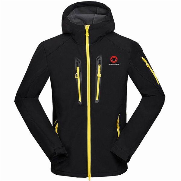 new autumn winter outdoor men camping waterproof soft shell jacket quick dry fleece thermal climbing coat hiking jacket 201114, Black;brown
new autumn winter outdoor men camping waterproof soft shell jacket quick dry fleece thermal climbing coat hiking jacket 201114, Black;brown