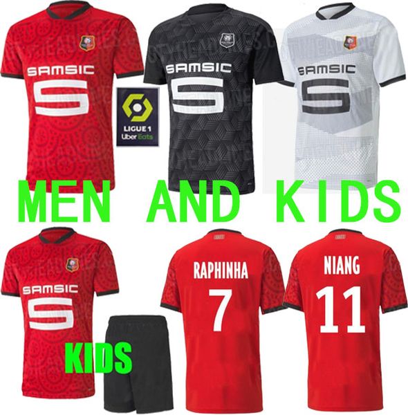 new 20 21 rennes soccer jersey 2020 2021 raphinha niang terrier j.martin stade rennais fc bourigeaud home away men kids kit football shirts, Black 
new 20 21 rennes soccer jersey 2020 2021 raphinha niang terrier j.martin stade rennais fc bourigeaud home away men kids kit football shirts, Black