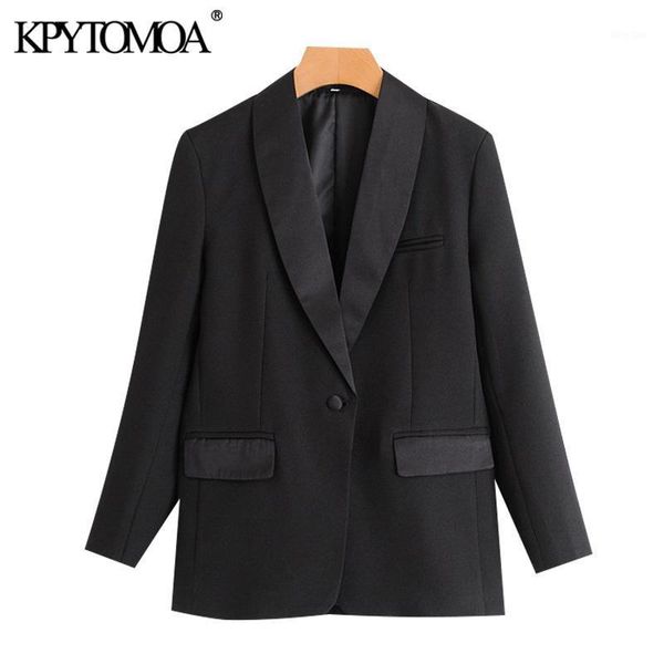 kpytomoa women 2020 fashion office wear single button blazers coat vintage long sleeve pockets female outerwear chic 1, White;black
kpytomoa women 2020 fashion office wear single button blazers coat vintage long sleeve pockets female outerwear chic 1, White;black