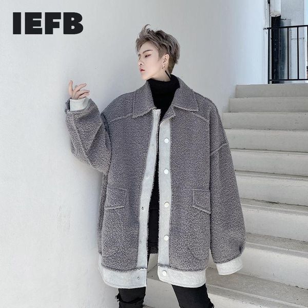 iefb 2020 winter fur one-piece jacket for men's loose fleece gray coat oversize streetwear fashion clothes new warm coat 9y4458, Black
iefb 2020 winter fur one-piece jacket for men's loose fleece gray coat oversize streetwear fashion clothes new warm coat 9y4458, Black