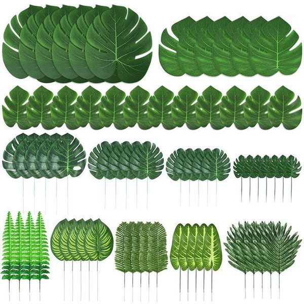 103 pieces 12 kinds artificial palm leaves with stems jungle leaves decorations for party decorations1
103 pieces 12 kinds artificial palm leaves with stems jungle leaves decorations for party decorations1