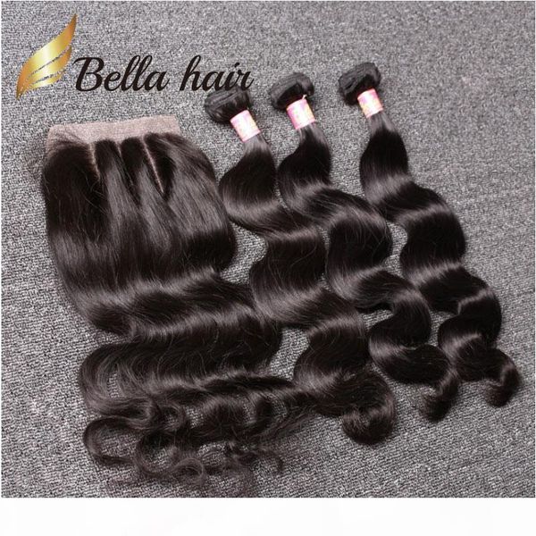 bella hair 8a brazilian hair bundles with closure 8-30 doubleweft human hair extensions hair weaves closure body wave wavy julienchina, Black
bella hair 8a brazilian hair bundles with closure 8-30 doubleweft human hair extensions hair weaves closure body wave wavy julienchina, Black
