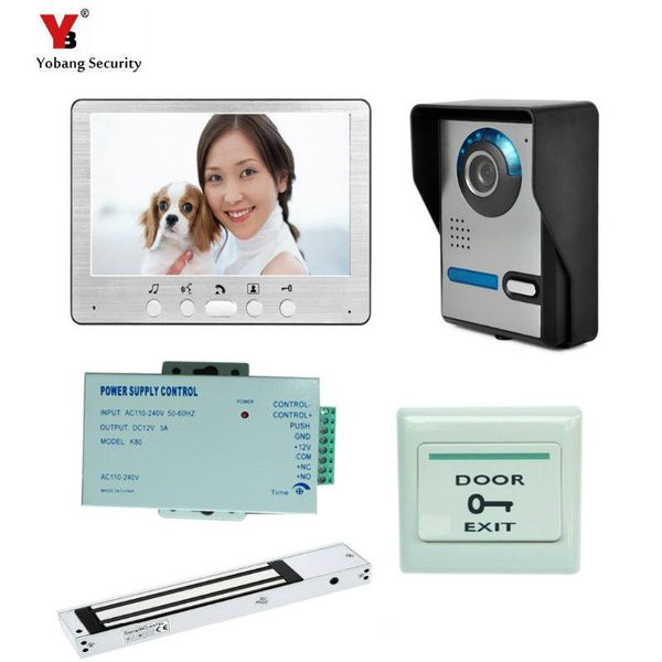 video door phones yobang security hip 7'' wired phone system intercom doorbell indoor monitor waterproof outdoor ir cam
video door phones yobang security hip 7'' wired phone system intercom doorbell indoor monitor waterproof outdoor ir cam