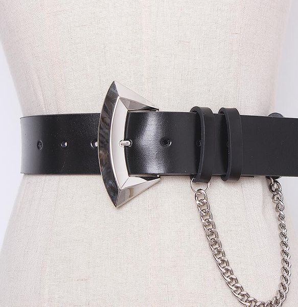 women's runway fashion silver buckle genuine leather cummerbunds female dress corsets waistband belts decoration wide belt r3150, Black;brown
women's runway fashion silver buckle genuine leather cummerbunds female dress corsets waistband belts decoration wide belt r3150, Black;brown