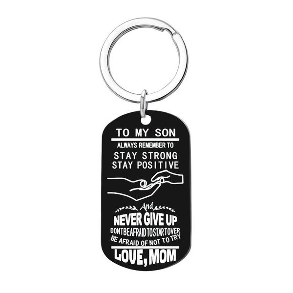 2019 to my son stainless steel pendant necklaces engrave name love dad/mom id tag necklaces jewelry christm qylafd, Black
2019 to my son stainless steel pendant necklaces engrave name love dad/mom id tag necklaces jewelry christm qylafd, Black