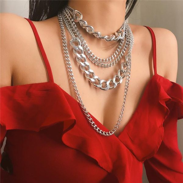 многослойная choker bijoux гипербола hiphop стимпанк для толстого ahmed ожерелья воротника моды для женщин панк цепи ювелирных изделия tsett, Silver
многослойная choker bijoux гипербола hiphop стимпанк для толстого ahmed ожерелья воротника моды для женщин панк цепи ювелирных изделия tsett, Silver