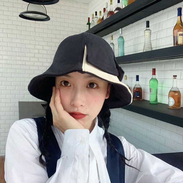 vintage autumn winter black white bucket hats fisherman caps for women gorras summer french romatic gentle hat elegant caps, Blue;gray
vintage autumn winter black white bucket hats fisherman caps for women gorras summer french romatic gentle hat elegant caps, Blue;gray