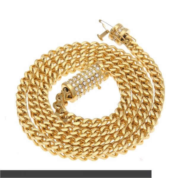 2019 new Hip Hop Essence Heavy Diamond Insurance Buckle Stainless Steel Protect Color Male Person Keel Chain Iced Out Necklace 73cm 110g
2019 new Hip Hop Essence Heavy Diamond Insurance Buckle Stainless Steel Protect Color Male Person Keel Chain Iced Out Necklace 73cm 110g
