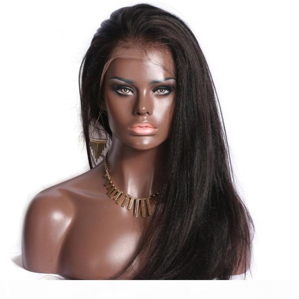 13x6 deep part lace front human hair wigs yaki straight virgin malaysian hand tied glueless full lace wig with baby hair 12~26inch, Black;brown
13x6 deep part lace front human hair wigs yaki straight virgin malaysian hand tied glueless full lace wig with baby hair 12~26inch, Black;brown