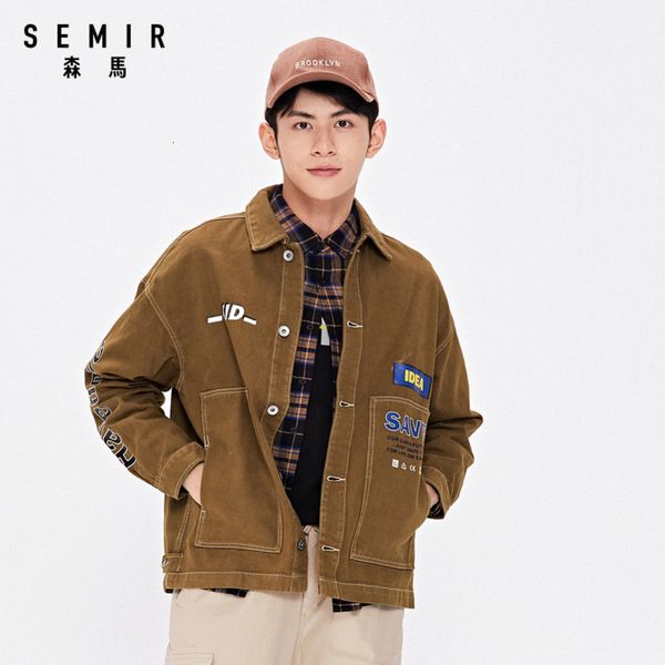 semir denim men winter new loose lapel overalls jacket autumn letter printed casual demin coat for man
semir denim men winter new loose lapel overalls jacket autumn letter printed casual demin coat for man