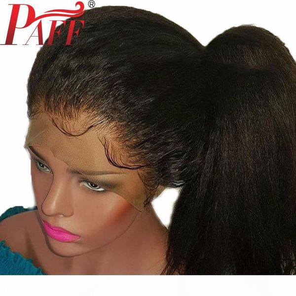 paff kinky straight full lace wig pre plucked with baby hair peruvian human hair wigs bleached knots with baby hair, Black;brown
paff kinky straight full lace wig pre plucked with baby hair peruvian human hair wigs bleached knots with baby hair, Black;brown