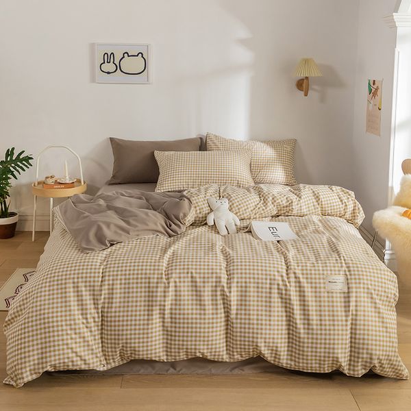 japanese style bed linen set camel grid cotton modal soft duvet cover set cloud cotton bedclothes reactive printing bed set home 1012
japanese style bed linen set camel grid cotton modal soft duvet cover set cloud cotton bedclothes reactive printing bed set home 1012