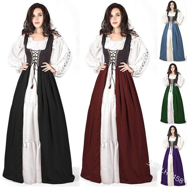 plus size xxxxxl women medieval costume maxi long gown dress victorian sleeve robe back lace-up vintage fancy dress1, Silver
plus size xxxxxl women medieval costume maxi long gown dress victorian sleeve robe back lace-up vintage fancy dress1, Silver