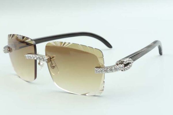 2021 style natural black textured buffalo horns temples sunglasses 3524020, cutting lens xl diamonds glasses, size: 58-18-140mm, White;black
2021 style natural black textured buffalo horns temples sunglasses 3524020, cutting lens xl diamonds glasses, size: 58-18-140mm, White;black