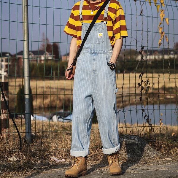 2021 new privathinker overalls mens fashion male streetwear casual full length denim rompers pocket regular jeans suspender man kfa7, Blue 
2021 new privathinker overalls mens fashion male streetwear casual full length denim rompers pocket regular jeans suspender man kfa7, Blue