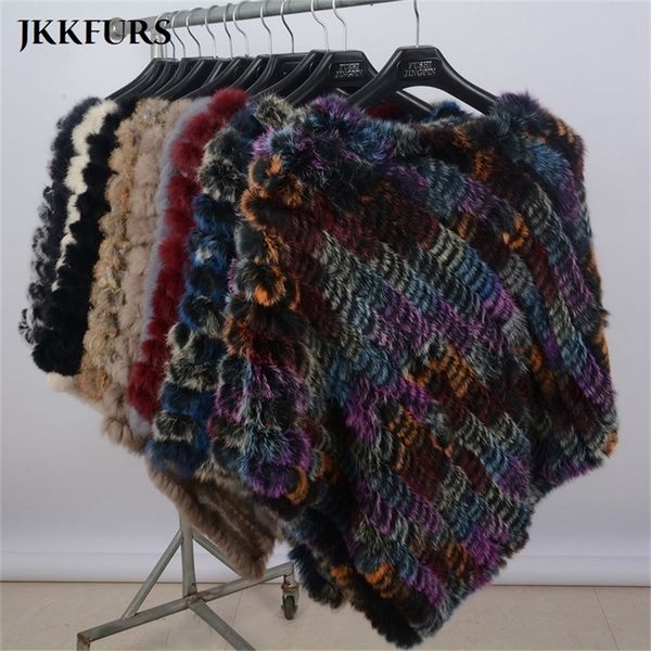 women's knitted poncho real rabbit fashion style winter autumn warm fur shawl ladies cape s1071s y201012, Black
women's knitted poncho real rabbit fashion style winter autumn warm fur shawl ladies cape s1071s y201012, Black