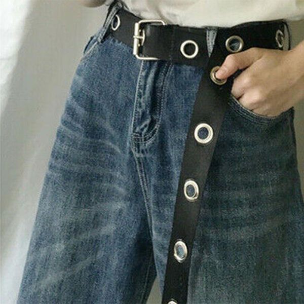 long personality harajuku casual ring black metal belt students jean canvas waist belts tide silver pin buckle, Black;brown
long personality harajuku casual ring black metal belt students jean canvas waist belts tide silver pin buckle, Black;brown